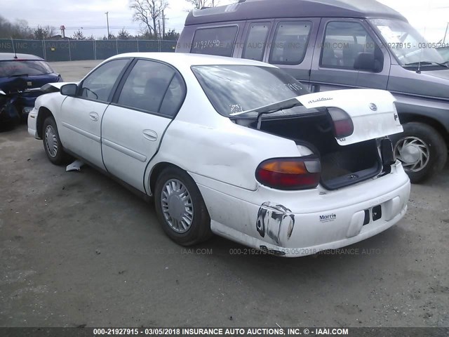 1G1ND52J92M530209 - 2002 CHEVROLET MALIBU WHITE photo 3