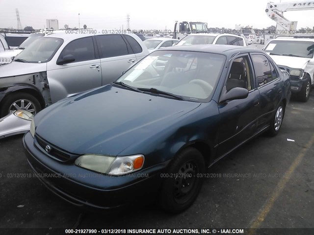 1NXBR12E7WZ114166 - 1998 TOYOTA COROLLA VE/CE/LE BLUE photo 2