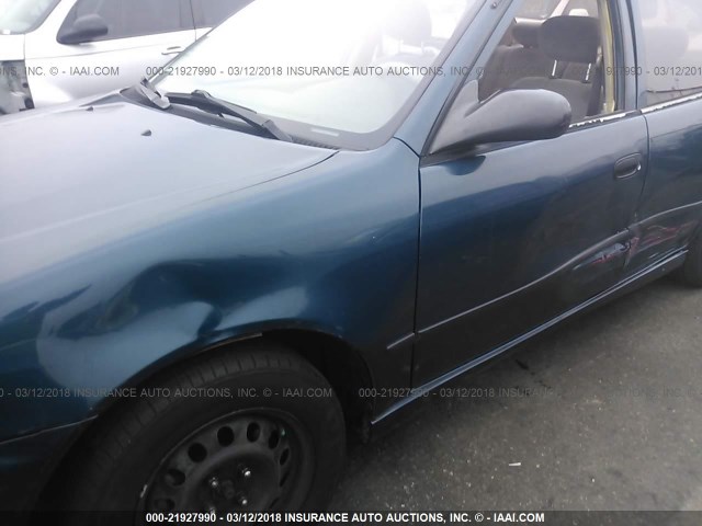 1NXBR12E7WZ114166 - 1998 TOYOTA COROLLA VE/CE/LE 蓝色 照片 6