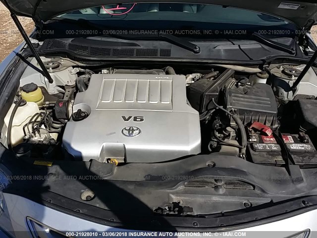 4T1BK46K57U556807 - 2007 TOYOTA CAMRY NEW GENERAT LE/XLE/SE SILVER photo 10