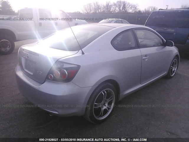 JTKDE167380225112 - 2008 TOYOTA SCION TC 银色 照片 4