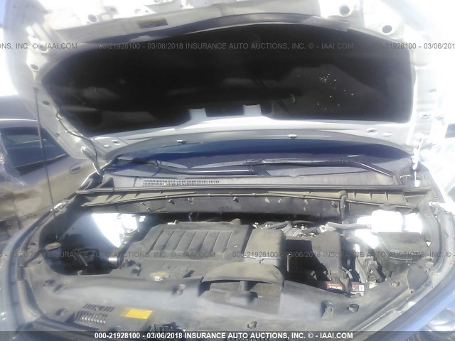 5TDJKRFH8FS183086 - 2015 TOYOTA HIGHLANDER XLE თეთრი ფოტო 10