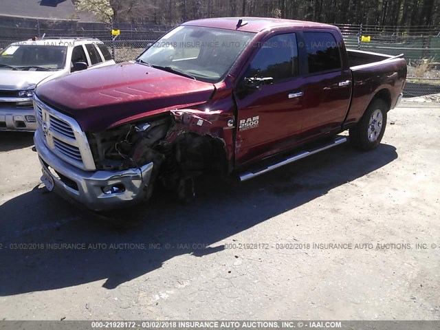 3C6UR5DL6FG527044 - 2015 RAM 2500 SLT RED photo 2