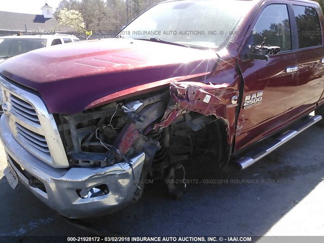3C6UR5DL6FG527044 - 2015 RAM 2500 SLT RED photo 6