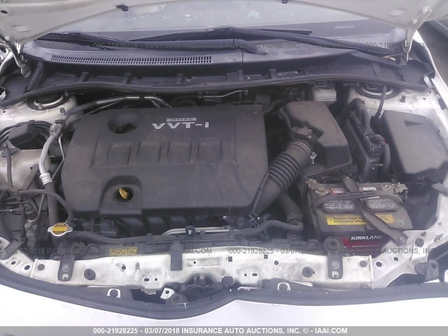 JTDBL40E49J040897 - 2009 TOYOTA COROLLA LE/XLE WHITE photo 10