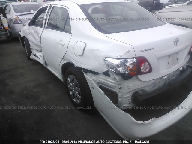 JTDBL40E49J040897 - 2009 TOYOTA COROLLA LE/XLE WHITE photo 6