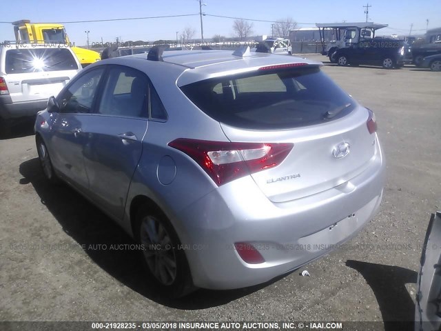 KMHD35LE3DU097010 - 2013 HYUNDAI ELANTRA GT SILVER photo 3