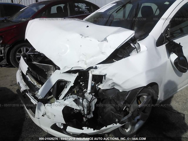 1G1JE5SB6G4163880 - 2016 CHEVROLET SONIC LTZ WHITE photo 6