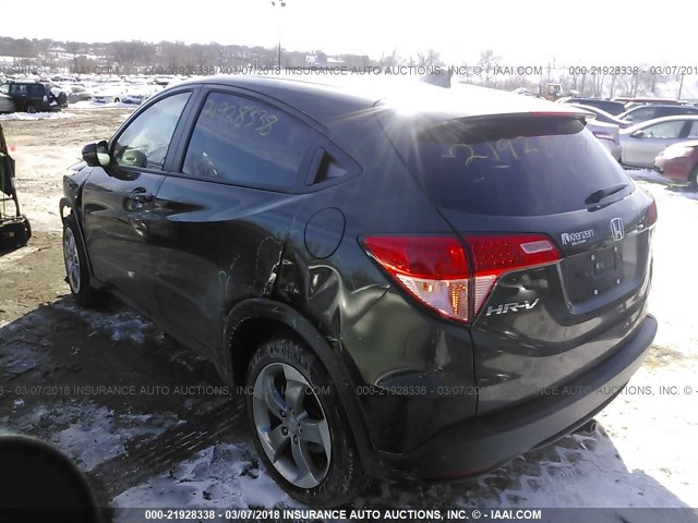 3CZRU6H58HM703489 - 2017 HONDA HR-V EX GREEN photo 3