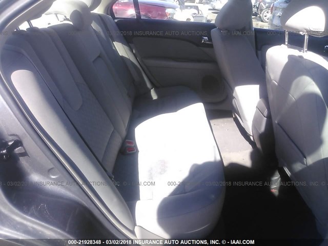 3FAHP0HA0BR166183 - 2011 FORD FUSION SE GRAY photo 8