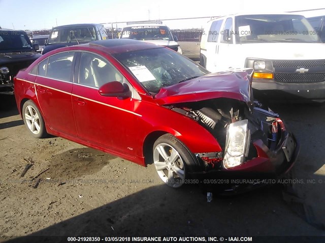 1G1PG5SC4C7275180 - 2012 CHEVROLET CRUZE LT RED photo 1