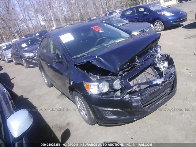1G1JA5SH5D4247099 - 2013 CHEVROLET SONIC LS 黑色 照片 1