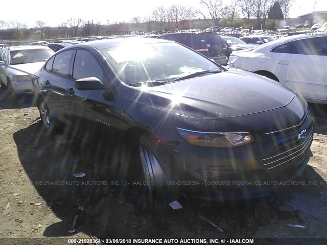 1G1ZB5ST3GF284536 - 2016 CHEVROLET MALIBU LS 黑色 照片 1
