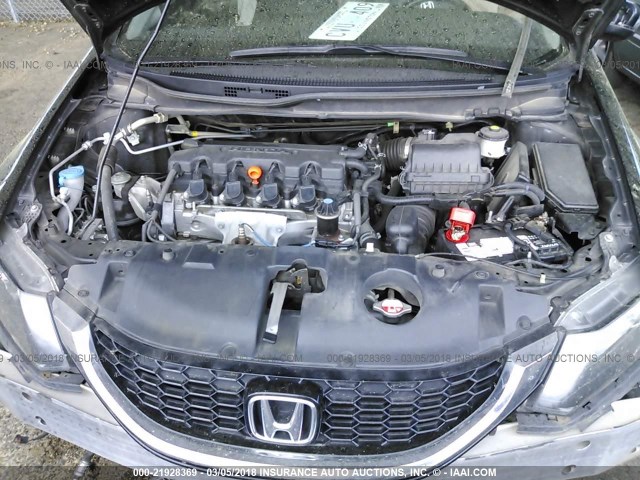 2HGFB2F93FH512847 - 2015 HONDA CIVIC EXL BLACK photo 10