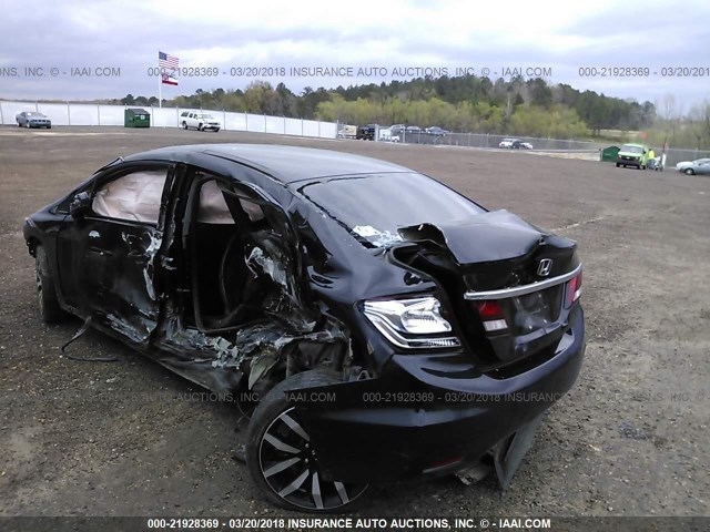 2HGFB2F93FH512847 - 2015 HONDA CIVIC EXL BLACK photo 6