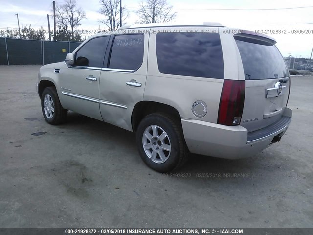 1GYFK63857R298621 - 2007 CADILLAC ESCALADE LUXURY TAN photo 3