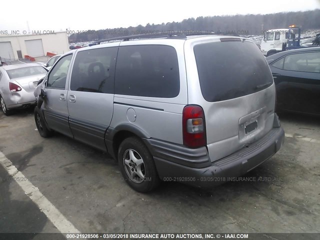 1GMDX03E12D183338 - 2002 PONTIAC MONTANA SILVER photo 3