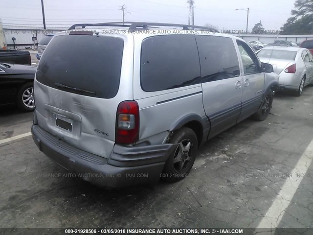 1GMDX03E12D183338 - 2002 PONTIAC MONTANA SILVER photo 4