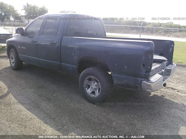 1D7HA18K06J243120 - 2006 DODGE RAM 1500 ST BLUE photo 3