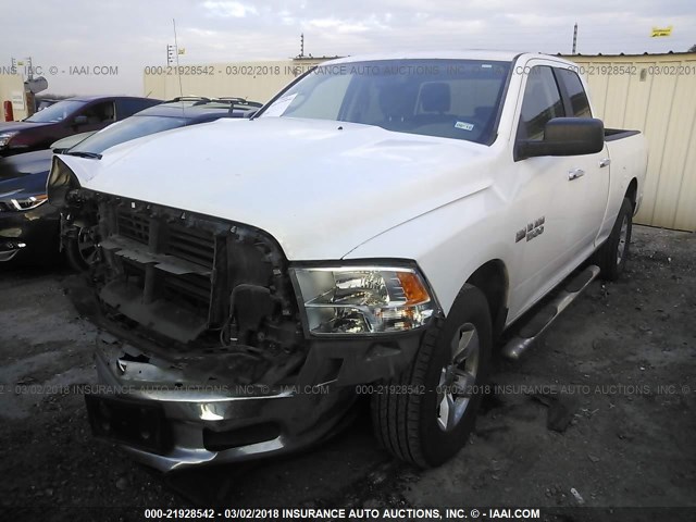 1C6RR6GT3ES324725 - 2014 RAM 1500 SLT WHITE photo 2