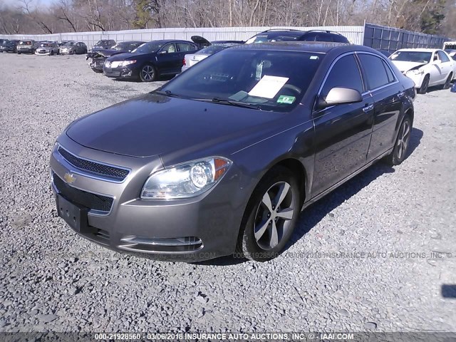 1G1ZC5E09CF148372 - 2012 CHEVROLET MALIBU 1LT 棕色 照片 2
