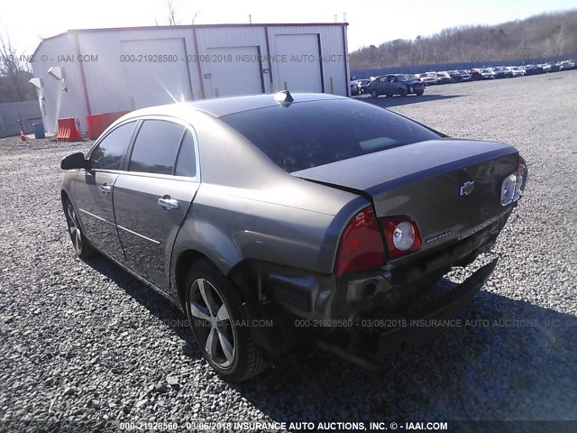 1G1ZC5E09CF148372 - 2012 CHEVROLET MALIBU 1LT 棕色 照片 3