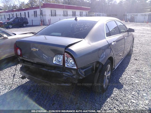1G1ZC5E09CF148372 - 2012 CHEVROLET MALIBU 1LT 棕色 照片 4