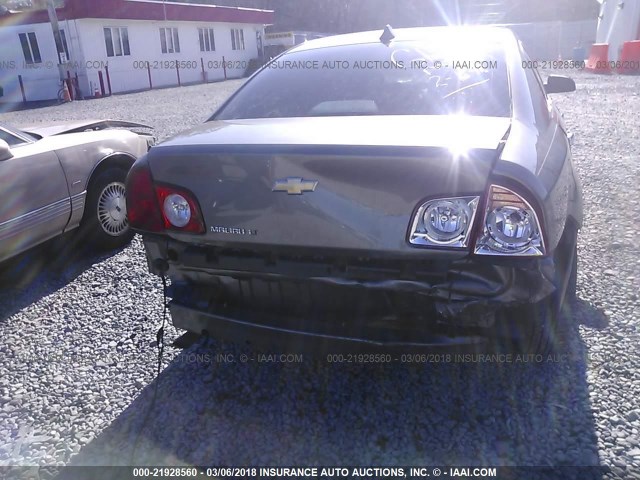 1G1ZC5E09CF148372 - 2012 CHEVROLET MALIBU 1LT 棕色 照片 6