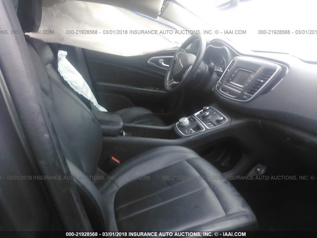 1C3CCCCB6FN544280 - 2015 CHRYSLER 200 C GRAY photo 5