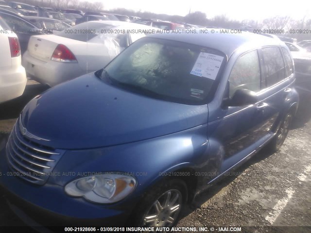 3A4FY58B97T579275 - 2007 CHRYSLER PT CRUISER TOURING BLUE photo 2