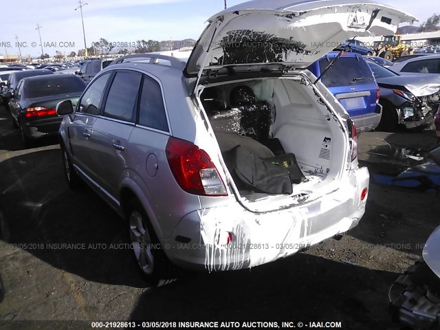 3GNAL4EK6DS562083 - 2013 CHEVROLET CAPTIVA LTZ SILVER photo 3