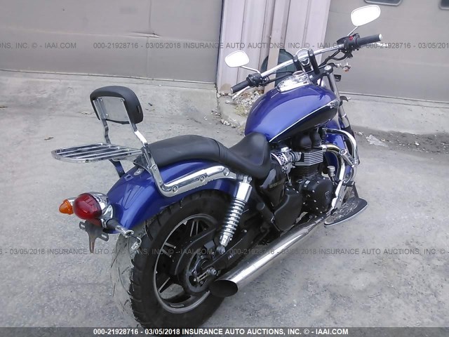 SMT915RN5DT571845 - 2013 TRIUMPH MOTORCYCLE SPEEDMASTER  BLUE photo 4