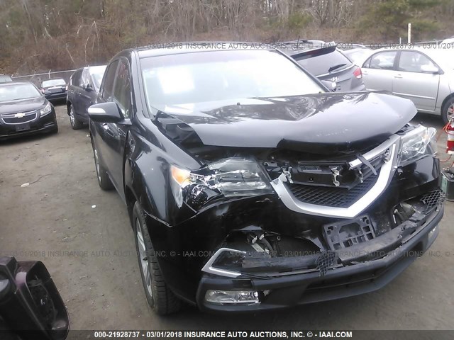 2HNYD2H63BH508449 - 2011 ACURA MDX TECHNOLOGY BLACK photo 1