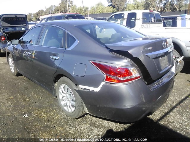 1N4AL3AP3FC168270 - 2015 NISSAN ALTIMA 2.5/S/SV/SL GRAY photo 3