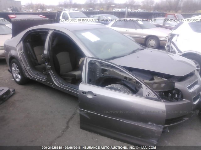 1G1ZB5E1XBF169080 - 2011 CHEVROLET MALIBU LS 棕色 照片 1