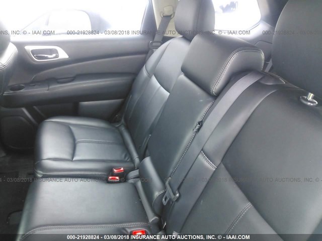 5N1AR2MMXEC721740 - 2014 NISSAN PATHFINDER S/SV/SL/PLATINUM 蓝色 照片 8