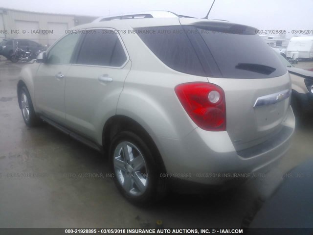 2GNFLHEK5E6175487 - 2014 CHEVROLET EQUINOX LTZ SILVER photo 3