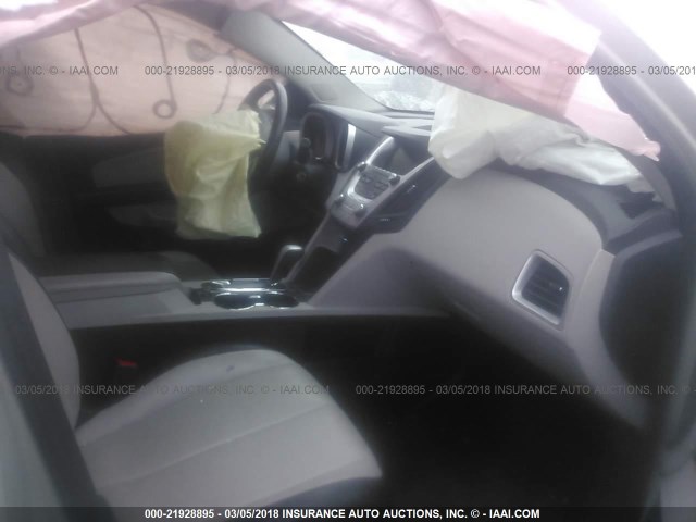 2GNFLHEK5E6175487 - 2014 CHEVROLET EQUINOX LTZ SILVER photo 5