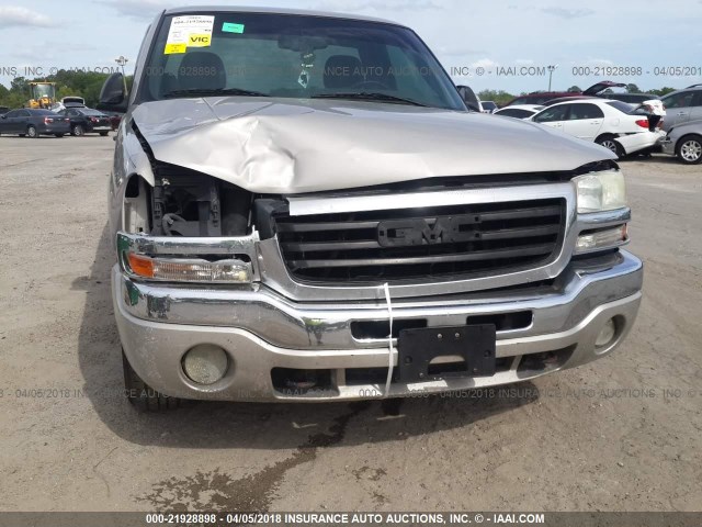 1GTEC14T64Z145469 - 2004 GMC NEW SIERRA C1500 SILVER photo 6