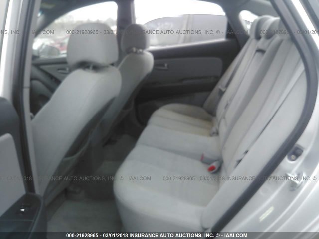 KMHDU46D98U281609 - 2008 HYUNDAI ELANTRA GLS/SE/LIMITED SILVER photo 8