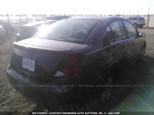 1G8AJ55F96Z177611 - 2006 SATURN ION LEVEL 2 栗色 照片 4