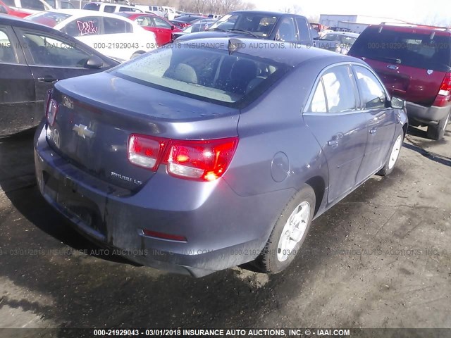 1G11B5SL4FF332850 - 2015 CHEVROLET MALIBU LS 蓝色 照片 4