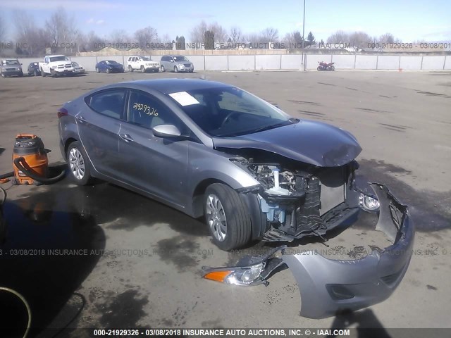 KMHDH4AE2CU229297 - 2012 HYUNDAI ELANTRA GLS/LIMITED SILVER photo 1