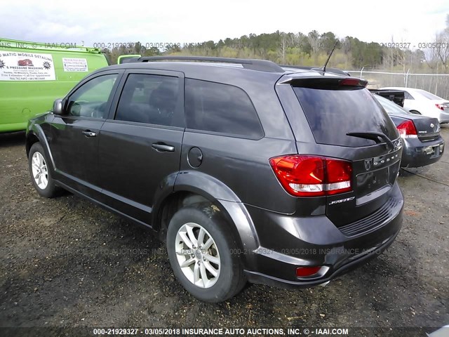 3C4PDCBG6GT178412 - 2016 DODGE JOURNEY SXT GRAY photo 3