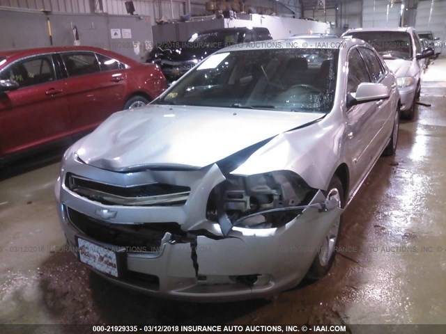 1G1ZH57B78F255072 - 2008 CHEVROLET MALIBU 1LT SILVER photo 6