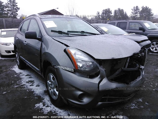 JN8AS5MT4EW615093 - 2014 NISSAN ROGUE SELECT S GRAY photo 1