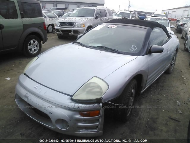 4A3AE45G64E063175 - 2004 MITSUBISHI ECLIPSE SPYDER GS 银色 照片 2