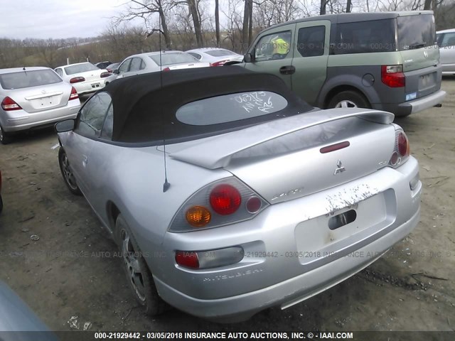 4A3AE45G64E063175 - 2004 MITSUBISHI ECLIPSE SPYDER GS 银色 照片 3