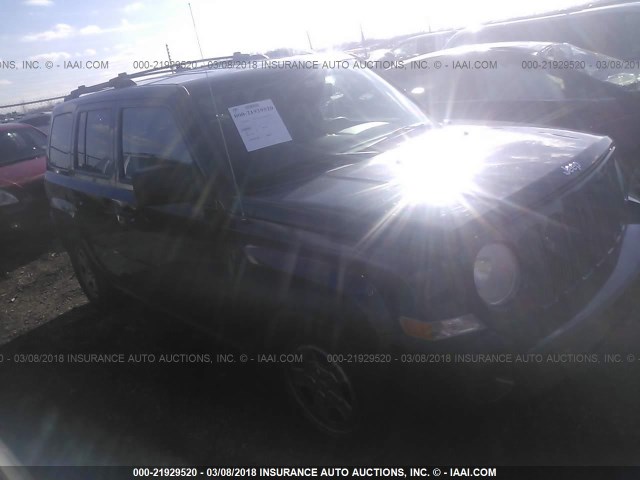 1J8FT28W18D667954 - 2008 JEEP PATRIOT SPORT BLACK photo 1