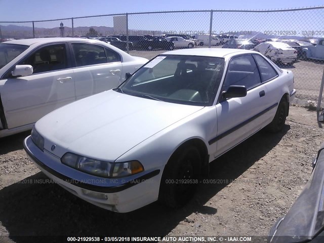 JH4DA9440MS058814 - 1991 ACURA INTEGRA RS WHITE photo 2